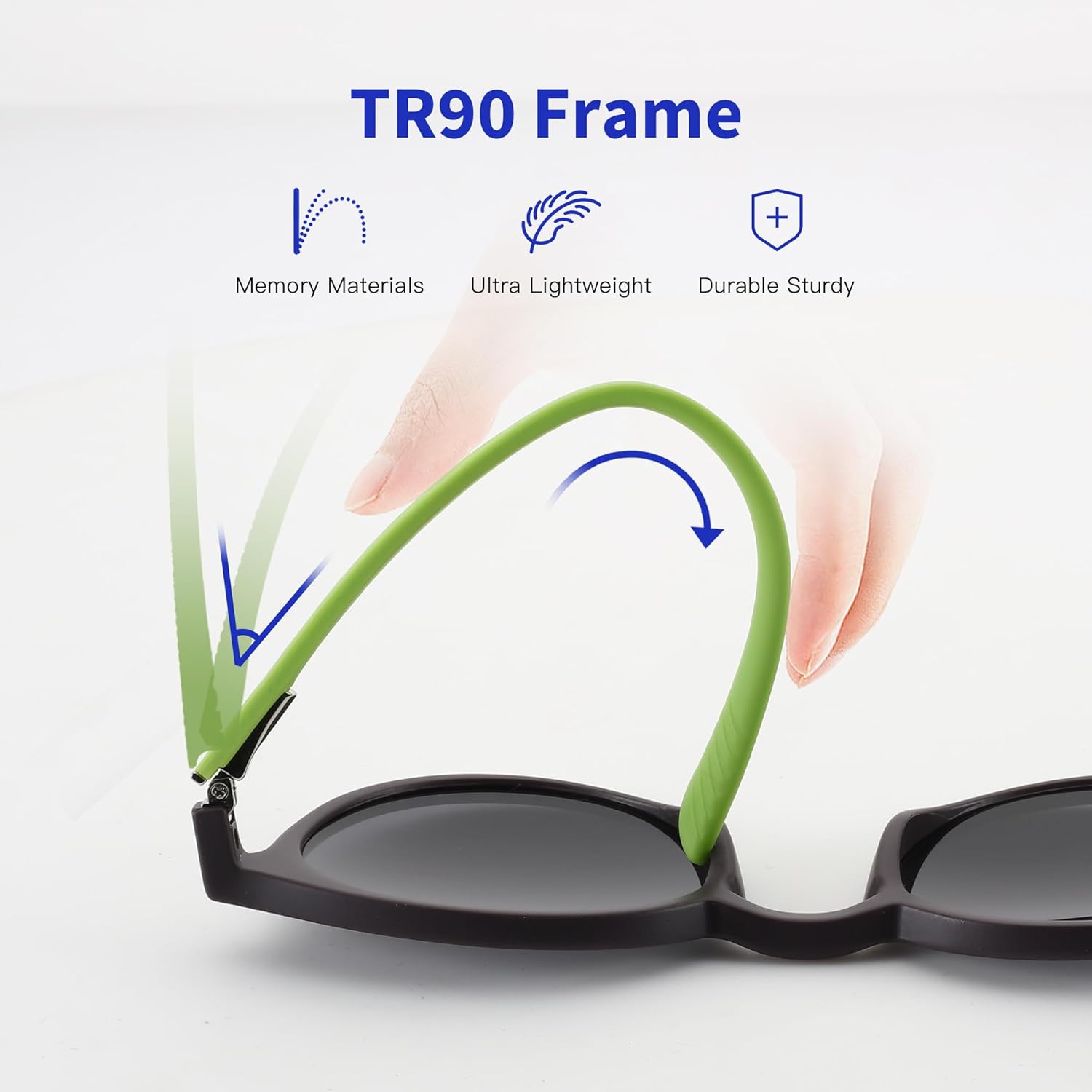 BLUEMOKY Polarized Round Sunglasses Trendy: Cute Shades for Men Women UV400 Protecion - Classic Circular Sun Glasses - Image 2