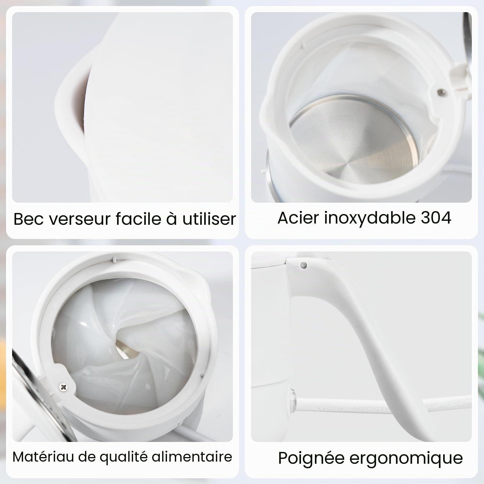 Bouilloire De Voyage 0,5 L, Petite Bouilloire éLectrique Pliable