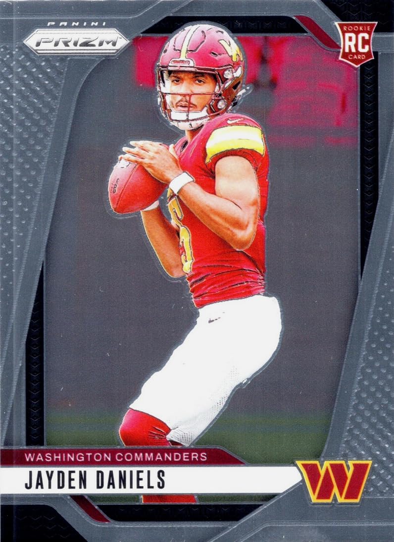2024 Panini Prizm Jayden Daniels #347 Washington Commanders Rookie RC Football Card