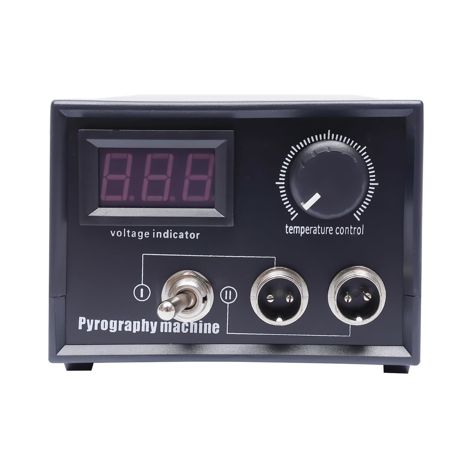 Maquinaria para quemar madera, compacta, 60 W, con 21 puntas intercambiables y pantalla digital, fuerte herramienta de pirografía para manualidades creativas