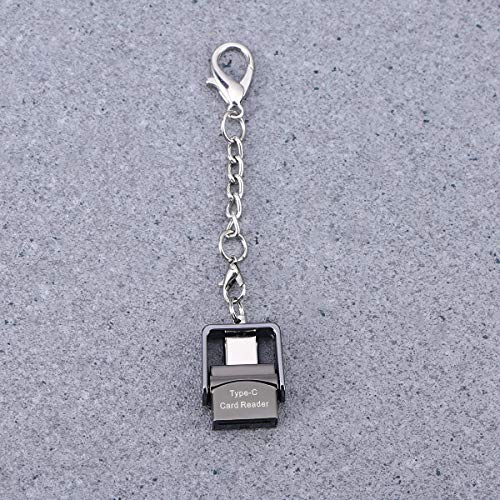 Leitor de cartão de celular Hemobllo Metal Tipo-C OTG Leitor de cartão de alta compatibilidade (Pret