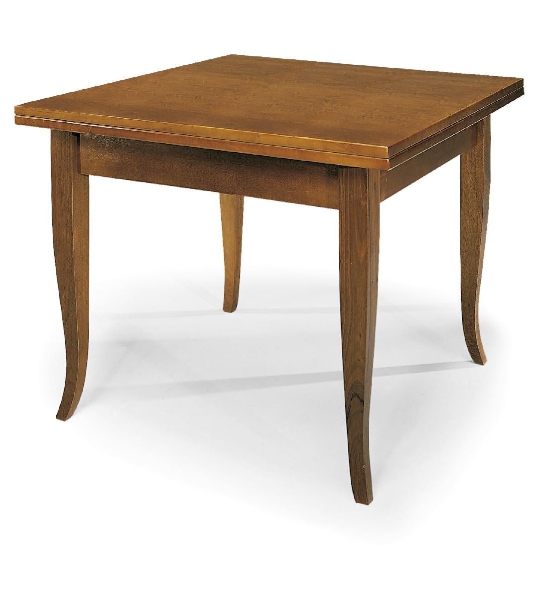 KONTE.DESIGN | Tavolo Allungabile a Libro in Legno Nobilitato 100x100 cm Santo Spirito- Design Italiano Made in Italy | Soluzione Salva Spazio per Sala da Pranzo o Cucina