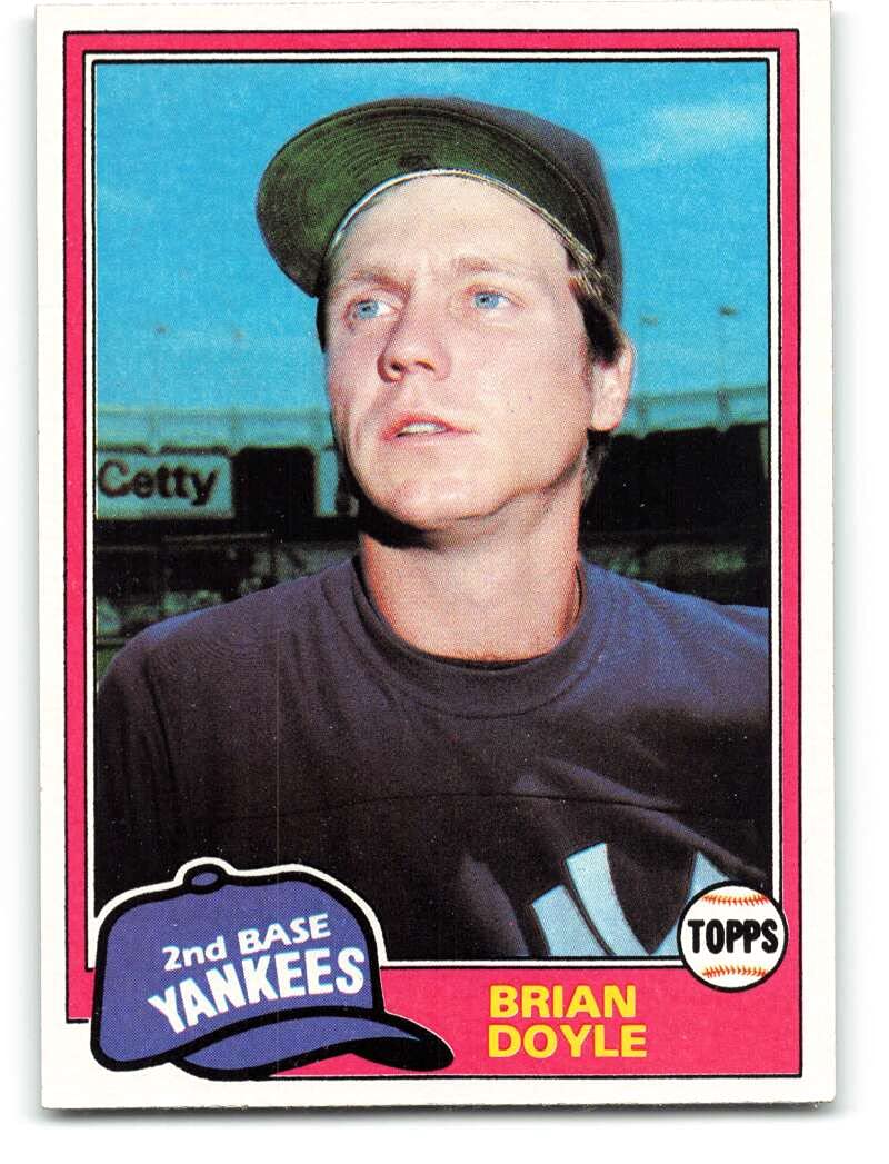 Amazon.com: 1981 Topps Baseball #159 Brian Doyle New York