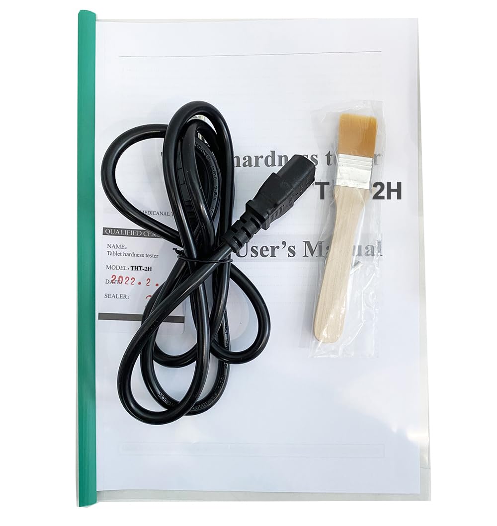 Tablet Hardness Tester Tablet Durometer Tablet Hardness Test Limits for Detecting Tablet Breaking Hardness with Hardness Range 2 to 200N/0.2 to 20kg Accuracy ±1.5% N/KG Conversion by One-Button