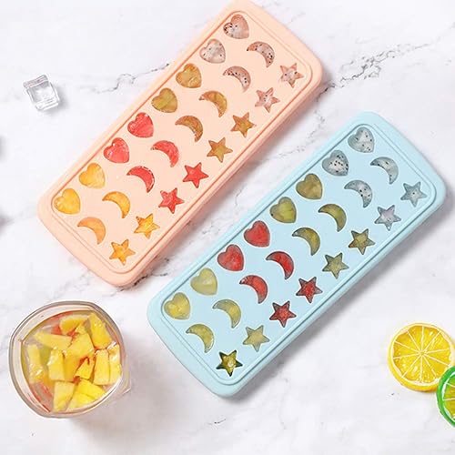 Miniatura 9 de Molde de silicona para cubitos de hielo de 24 cavidades, moldes de chocolate en forma de estrella, molde de jabón, moldes para hornear, molde para