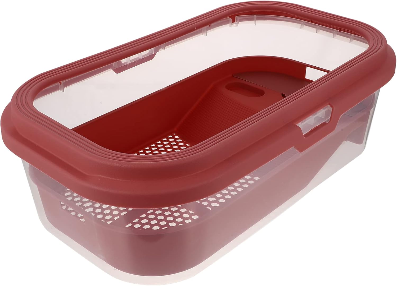 POPETPOP Plastic Tortoise Tank Terrace for Turtle Spacious Home Aquarium for Large Turtles Plastic Material Non- Ramp for Easy Climbing for Healthy