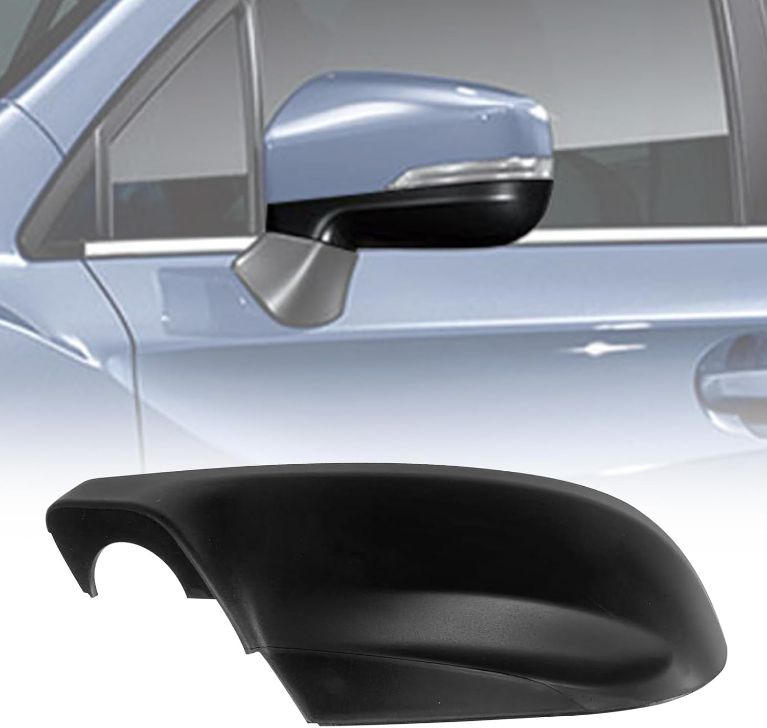 Lower Outer Mirror Cover for Subaru Impreza Ascent Legacy Outback 2017-2023, Driver Left Side Mirror Lower Cover, Replace 91054FL20A