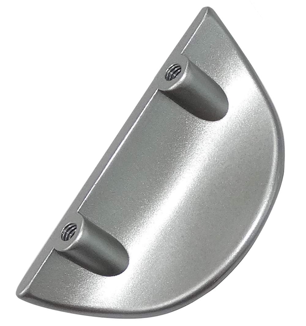 AERZETIX: 10 Griff für Schublade Schrank Tür Adour silberfarben matt 32 mm C41370