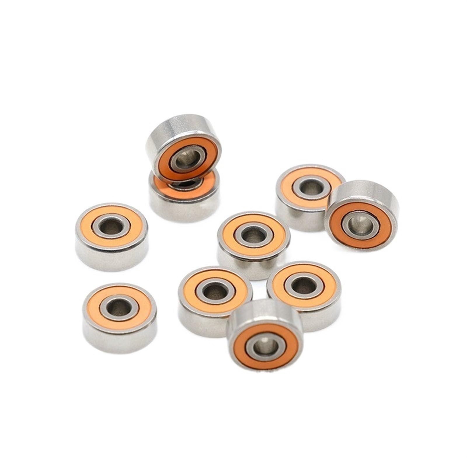 VSPPJYFG Bimetal Seal Shield Micro deep Groove Bearing 1pcs SMR115-2RS 5x11x4mm Without Grease Fast Turning Stainless Steel Hybrid Ceramic Bearing