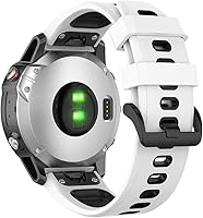 Vista 2 de Correa de reloj para Garmin Approach S62/S60, Instinct, Forerunner 945/935, Fenix 6/ GPS, correa de repuesto para reloj