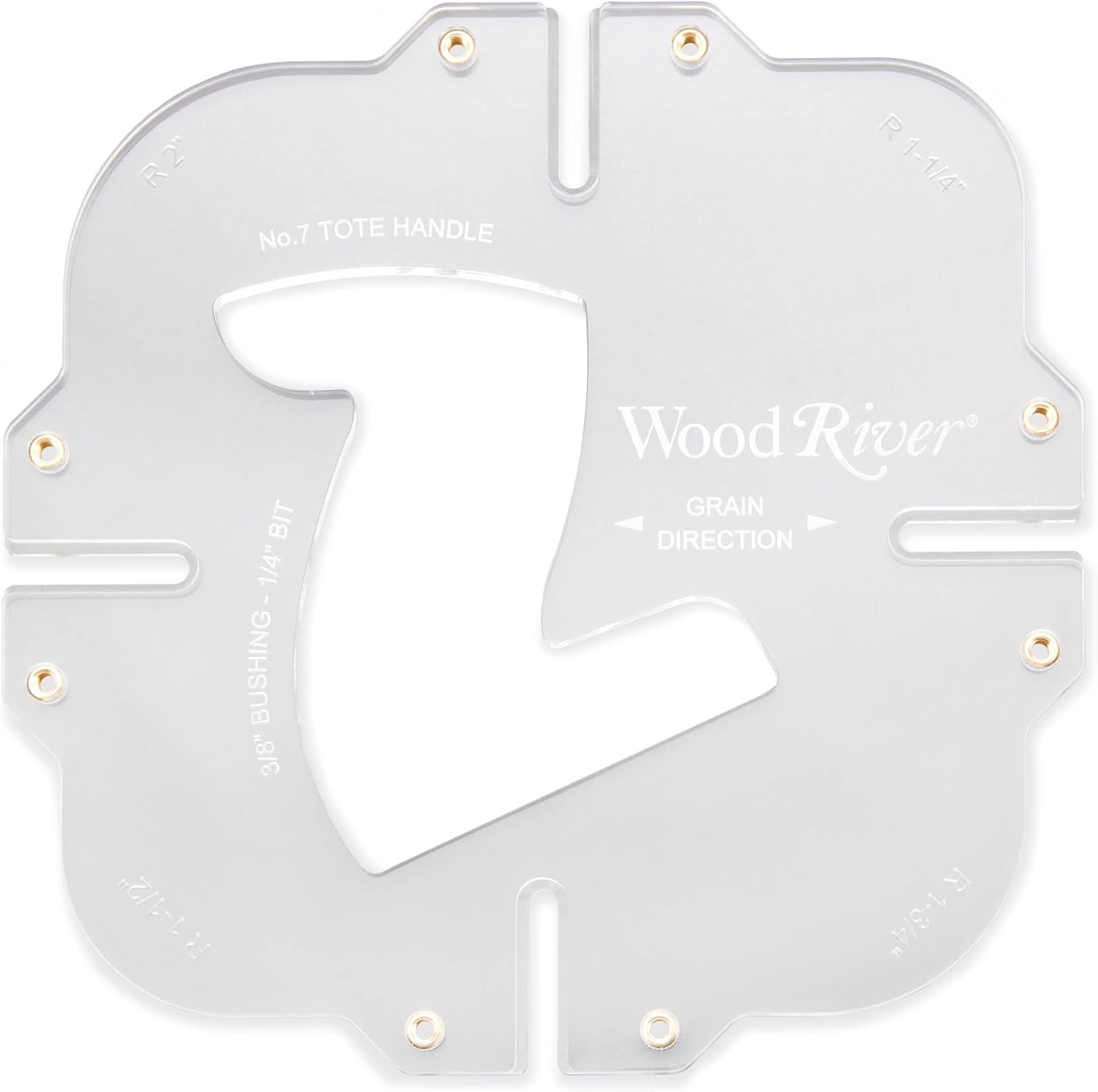 Woodriver Corner Radius Router Jig Template Set 3 Piece Set
