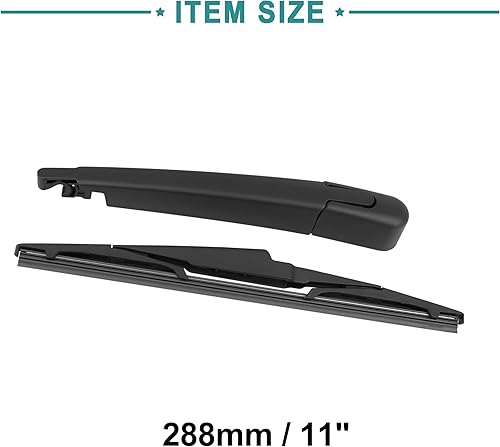 Miniatura 3 de ACROPIX Juego de brazos de limpiaparabrisas trasero para Kia Sorento, 2 unidades, color negro