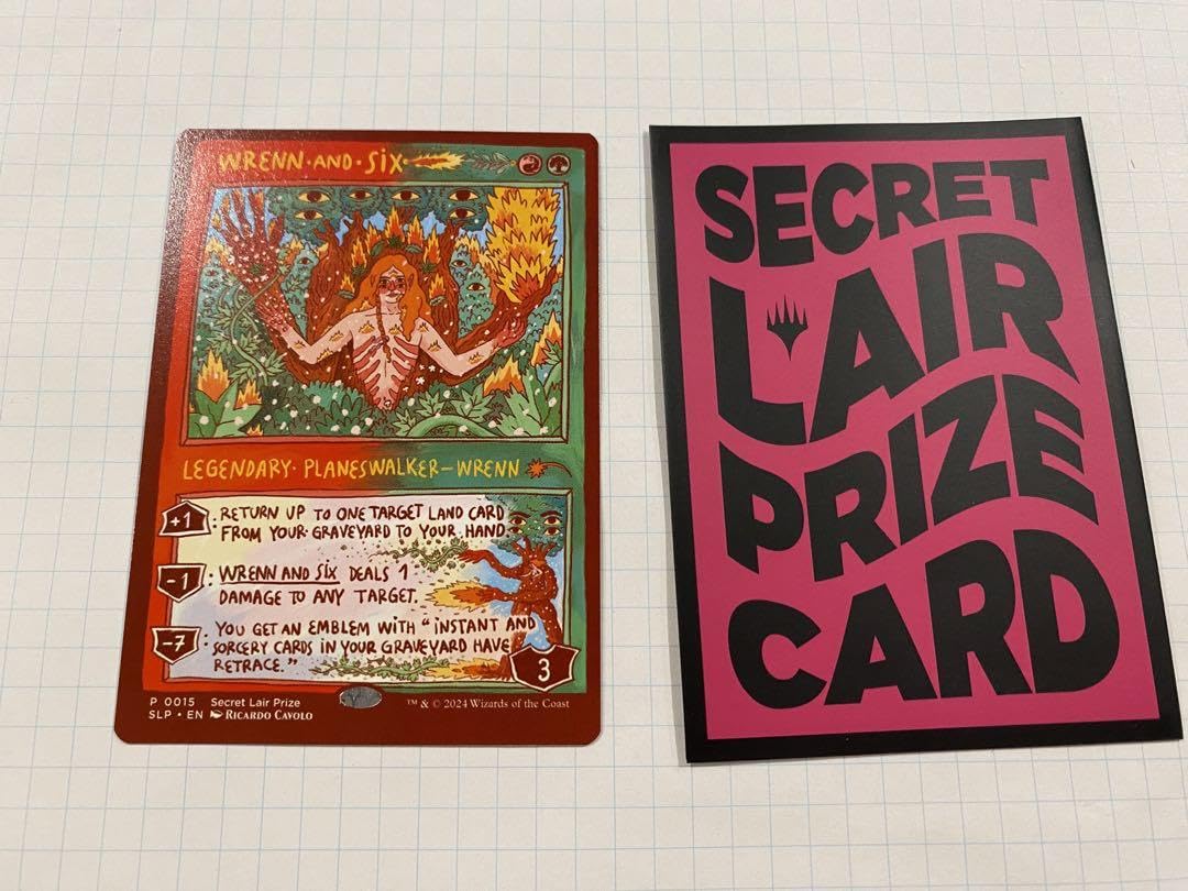 mtg レンと六番　プロツアー　プロモ プロツアーと世界選手権の参加賞プロモとして《レンと六番》が