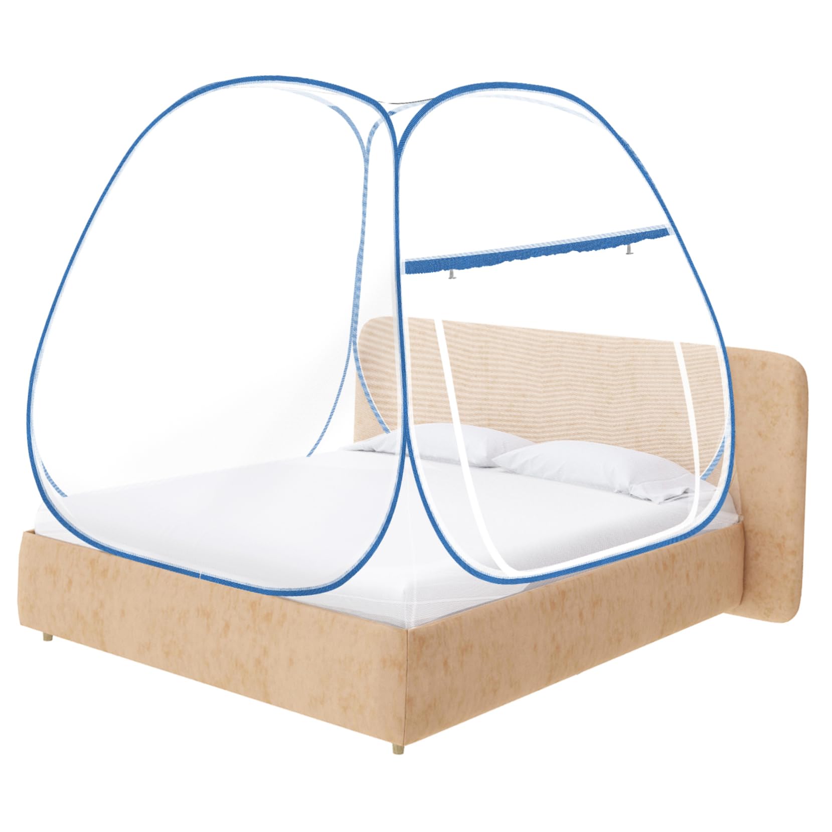 Moustiquaire lit pliable couverture intégrale zippée anti-insectes chambre