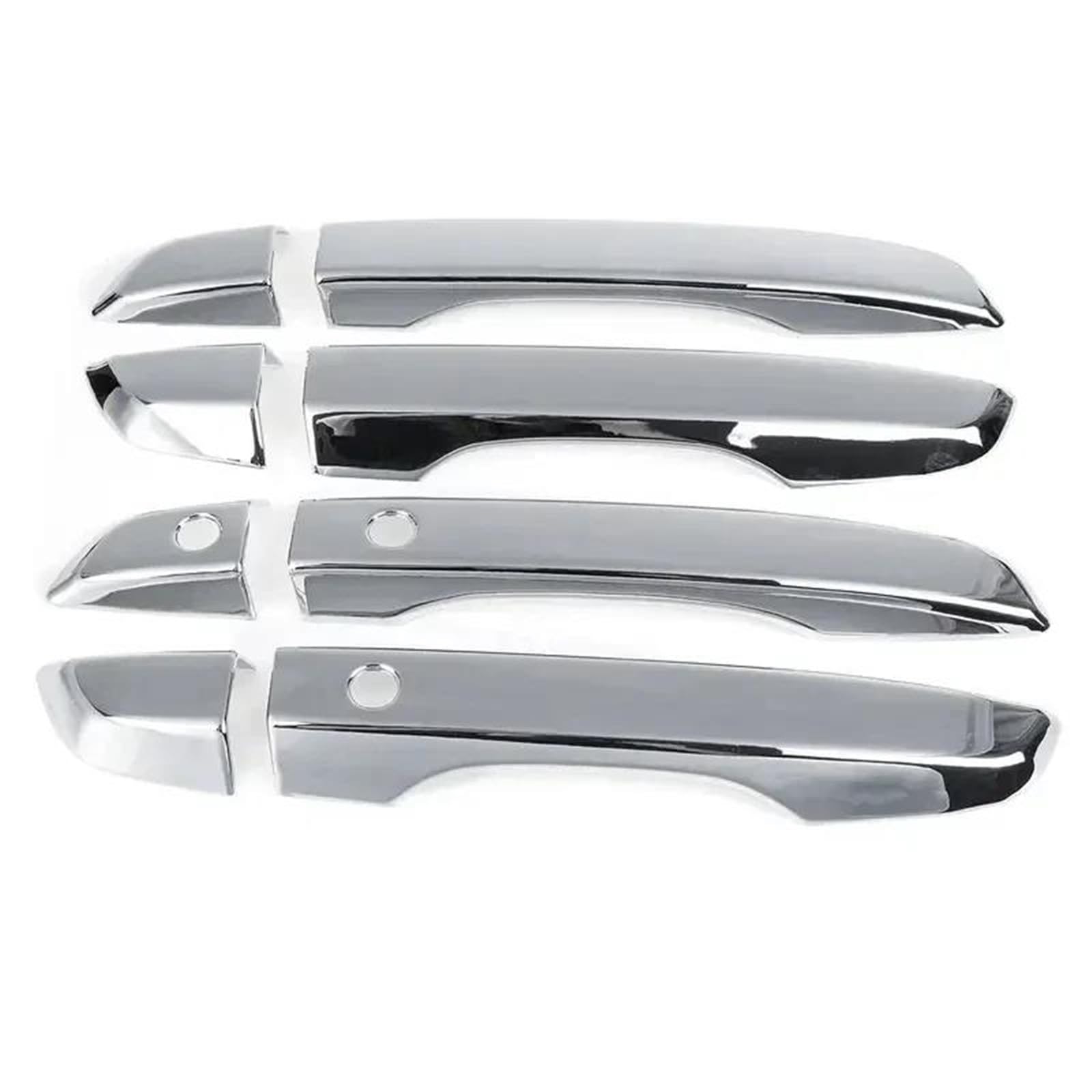Yytemd Silver Smart Lhd Car Smart Door Handle Cover Moulding Trim Protective Accessories For Civic 10Th Gen 2016-2021 Chrome(Silver Smart)