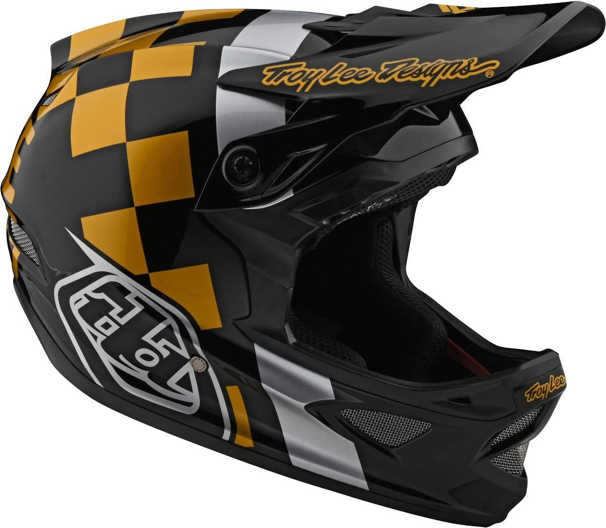 Troy Lee Designs D3 Fiberlite Raceshop Adult Off-Road BMX Cycling Helmet : Sports & Outdoors