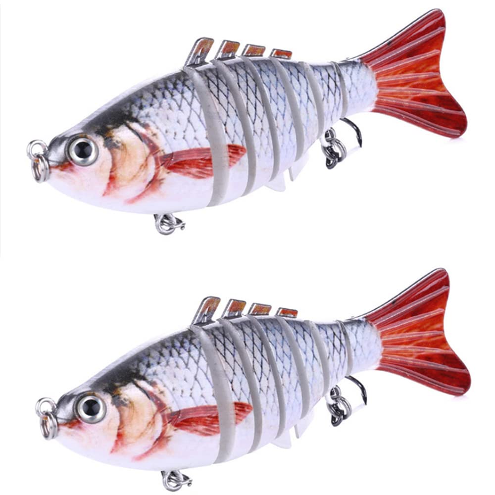 Esca Da Pesca HENGJIA 10cm/15,7g – Wobbler Affondatore Multi-snodato Crankbait - Foto 4