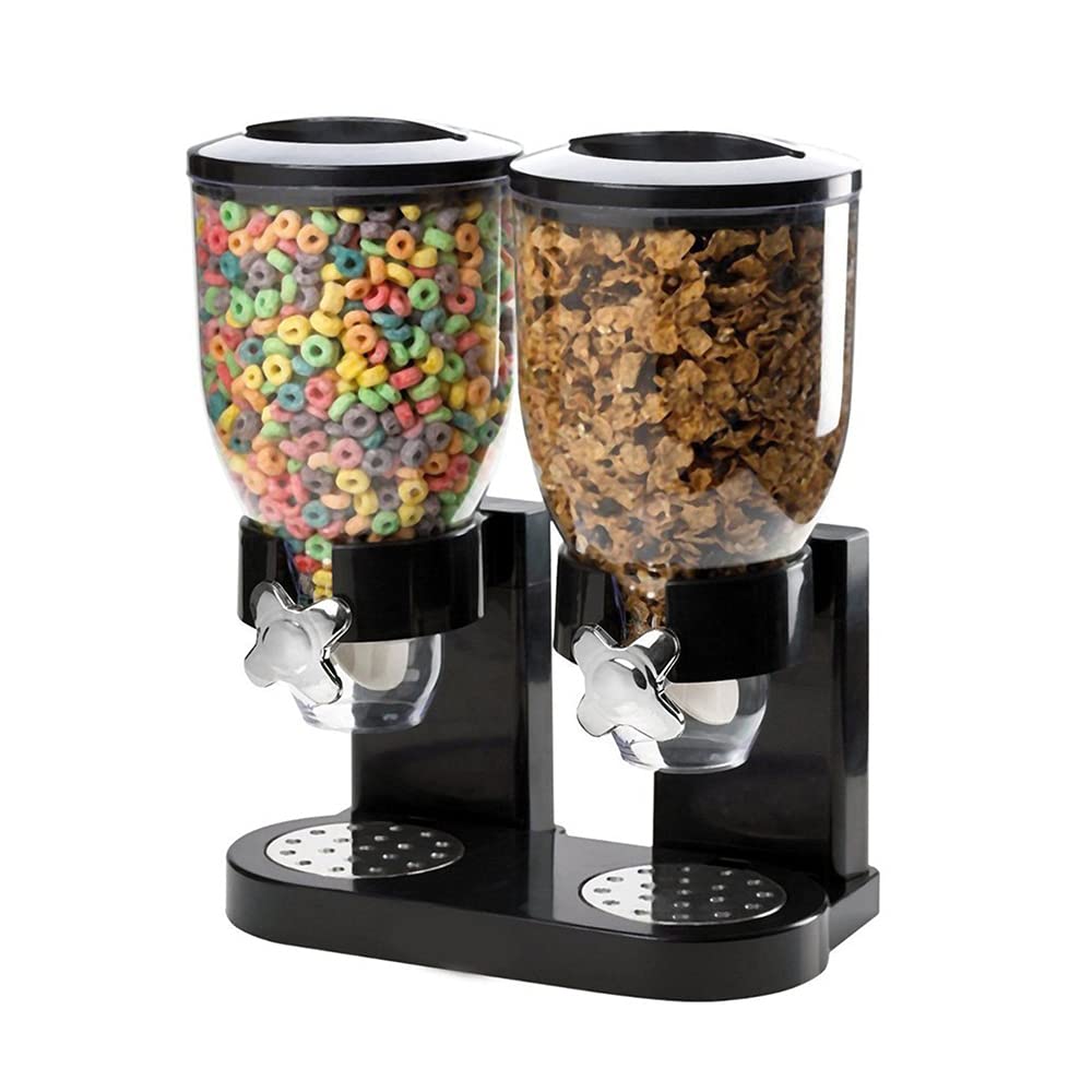 Buy Indispensable Dry Food Dispenser, Double Cereal Dispensers with