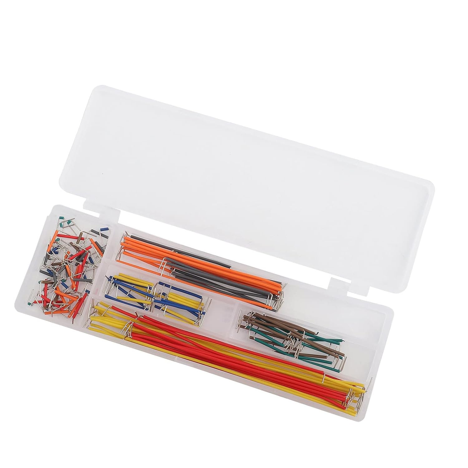 140 Pcs U Shape Seamless Breadboard Wire Connecting Wires for DIY Project, Various Lengths and Colors, Convenient for DIY