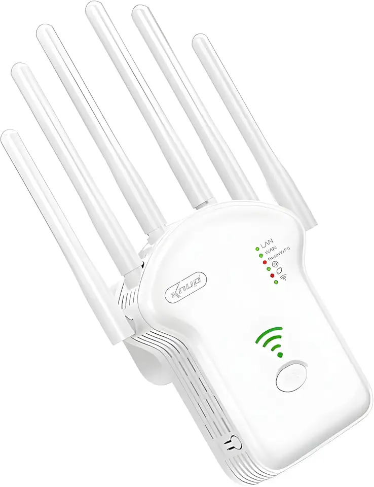 Repetidor WiFi de Alta Potência MY7254 – Amplificador e Extensor de Sinal Wireless com 6 Antenas para Maior Cobertura e Estabilidade