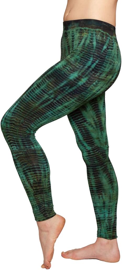 PANASIAM Batik Leggings Lace-Up 3/4 For Women - View #4