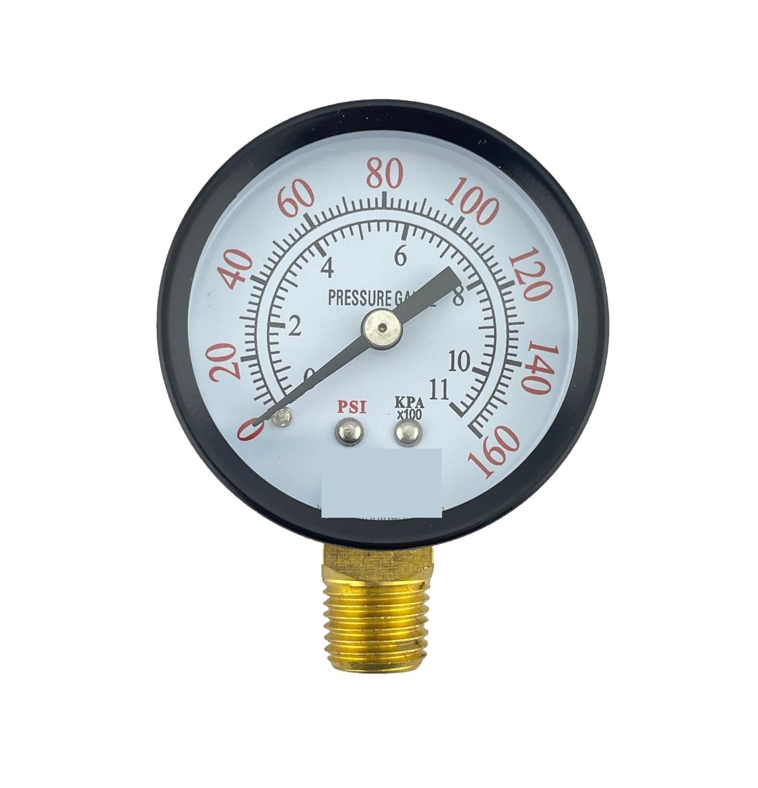 Manomètre 2 pouces 1/4 NPT pour éviter les surpressions de 0 à 160 PSI - 3