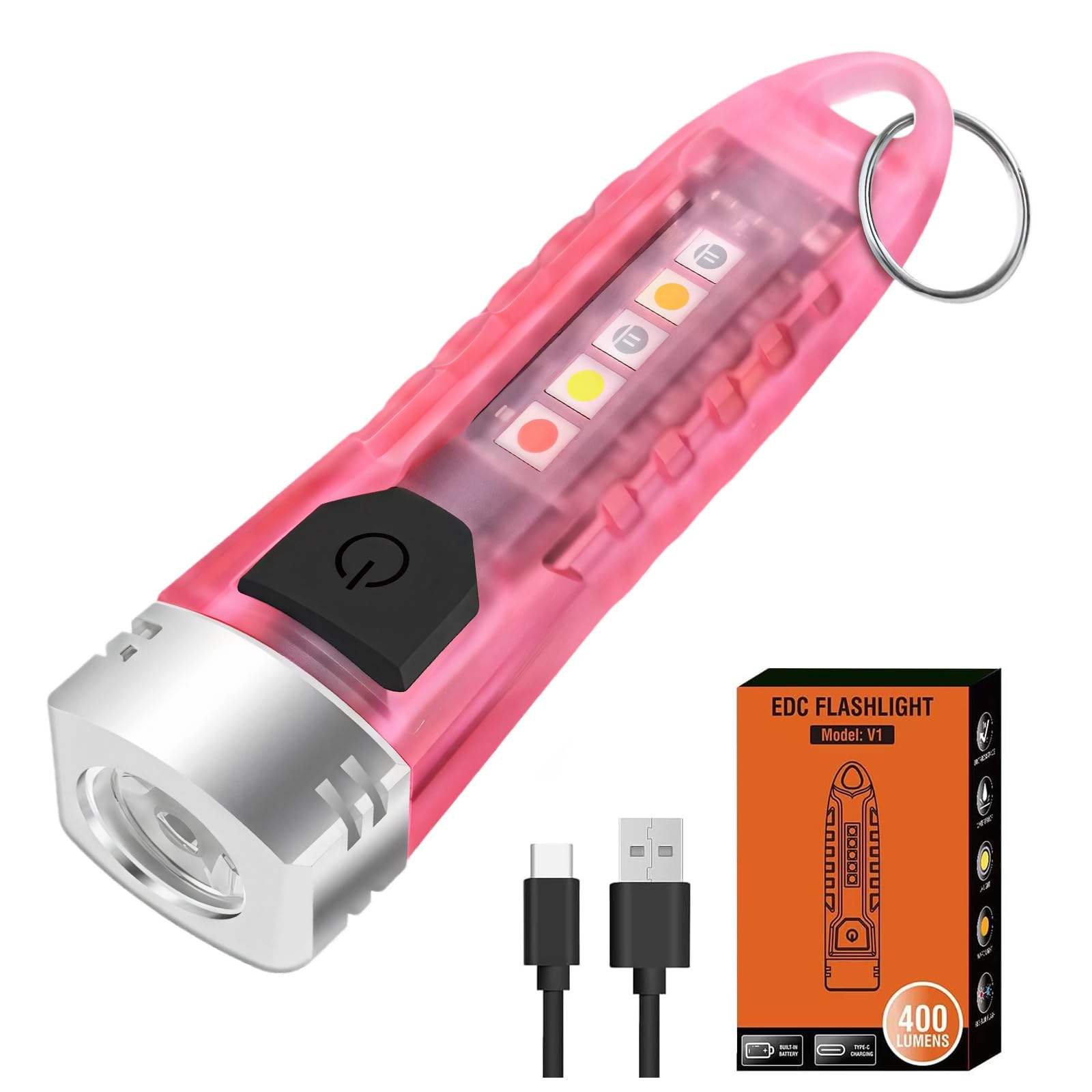 LIAISIMI 2 Stück Solar LED Campinglampe, Tragbare Camping Li