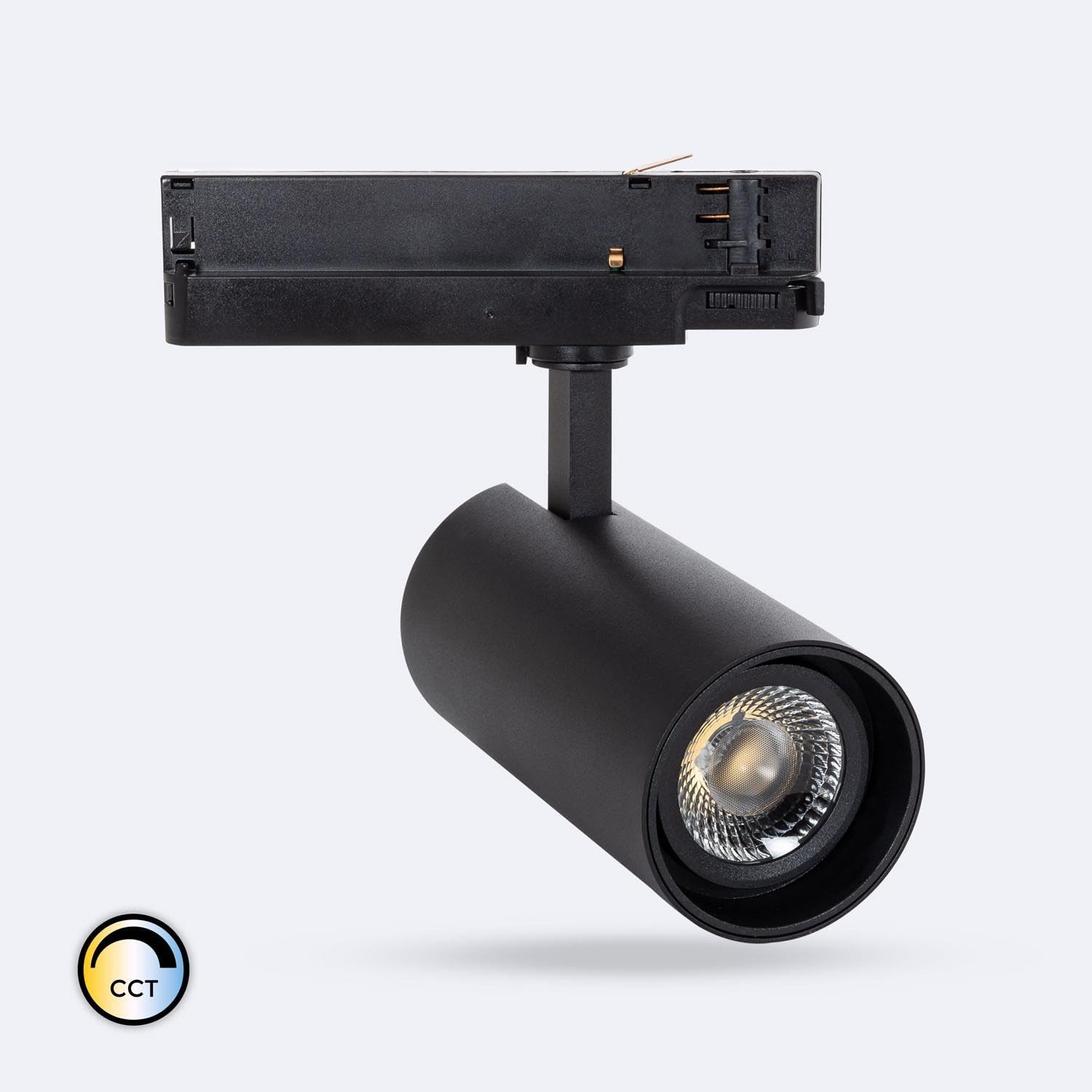 LEDKIA Foco Carril LED Trifásico 30W Fasano 4000K Negro Blanco Neutro