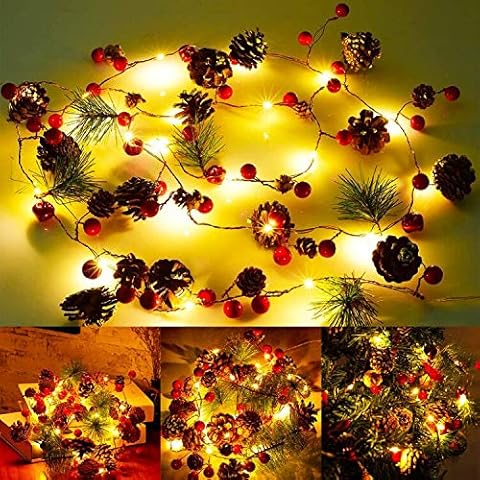 BESTYY Guirnalda Navidad Artificial 190cm Cover