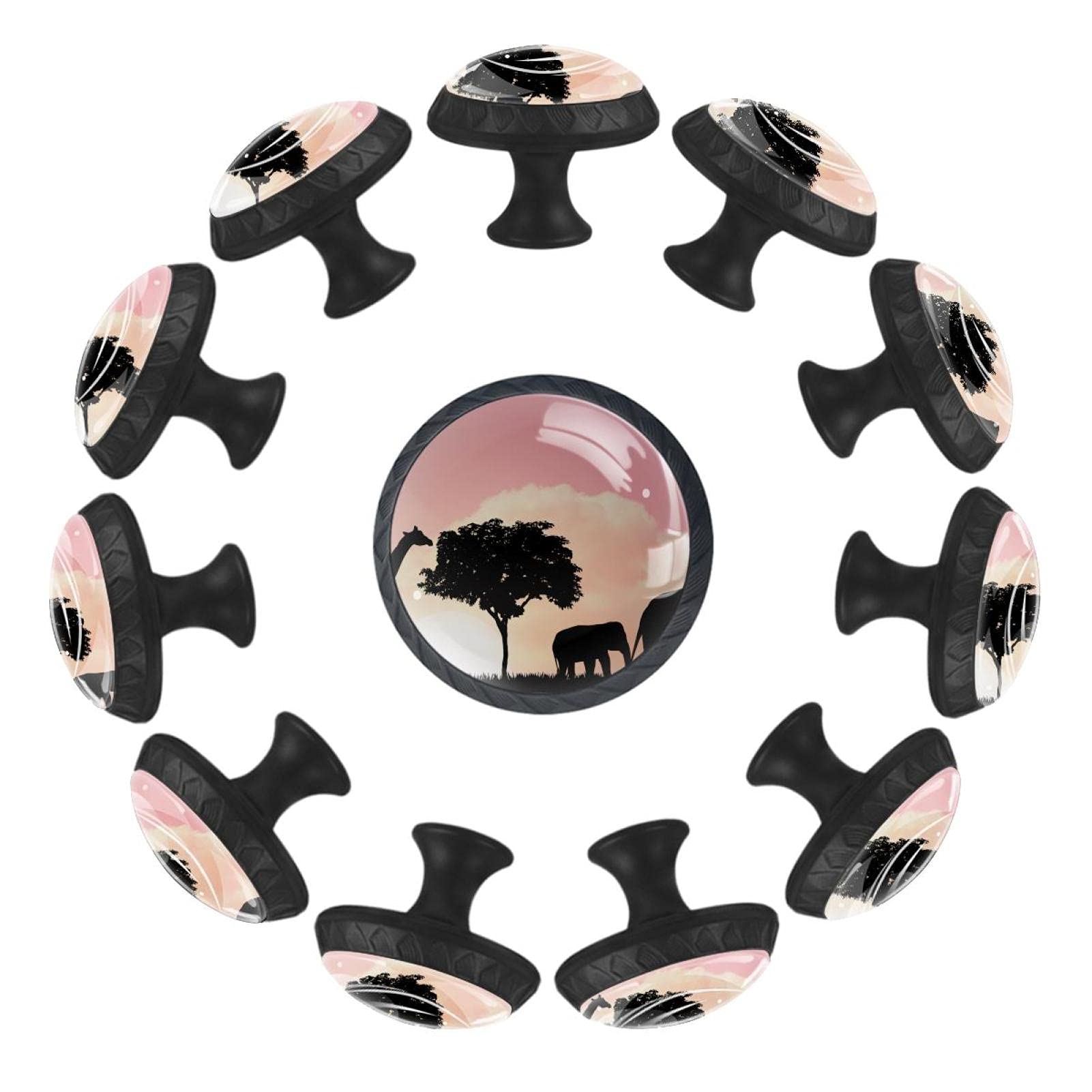 Boutons de tiroir éléphants lot de 12 pour relooker facilement la commode de bébé