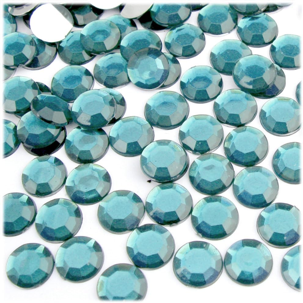 The Crafts Outlet 1,000pc Rhinestones Round 11mm - Jewel Tone Assortment