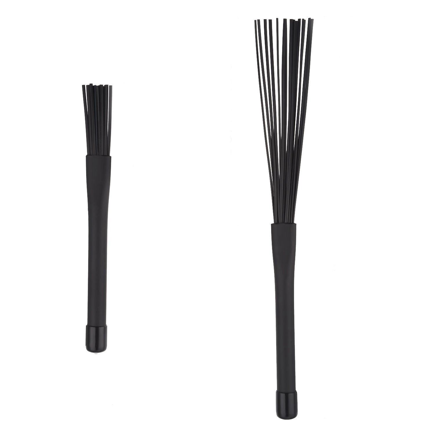 1 paire de de batterie rétractables Jazz 32 cm noir