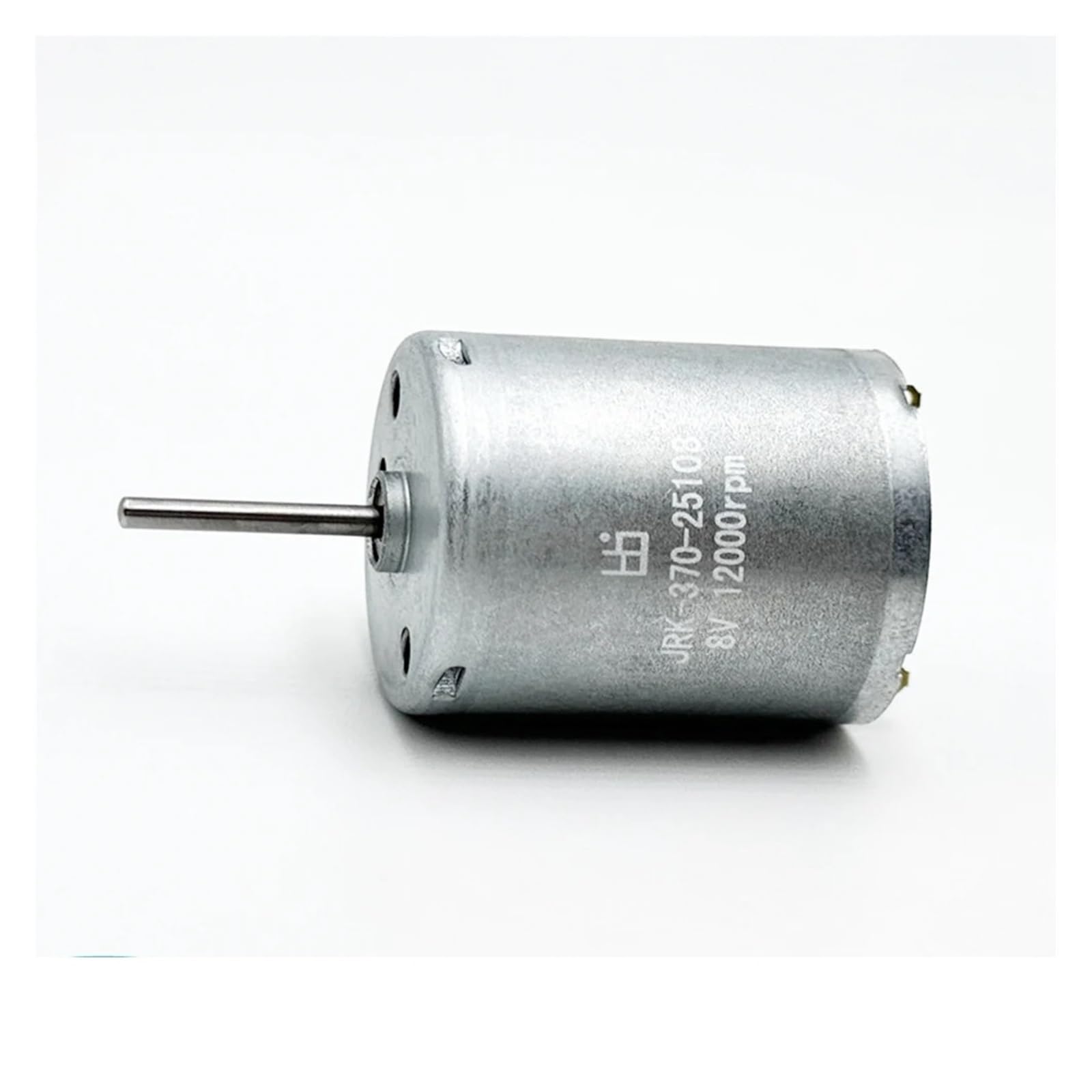 370 Motor DC 3V 6V 8V 12000RPM High Speed Large Torque Carbon Brush Motor 17.5mm Long Shaft SUNCENYIN(RK-370-25110)