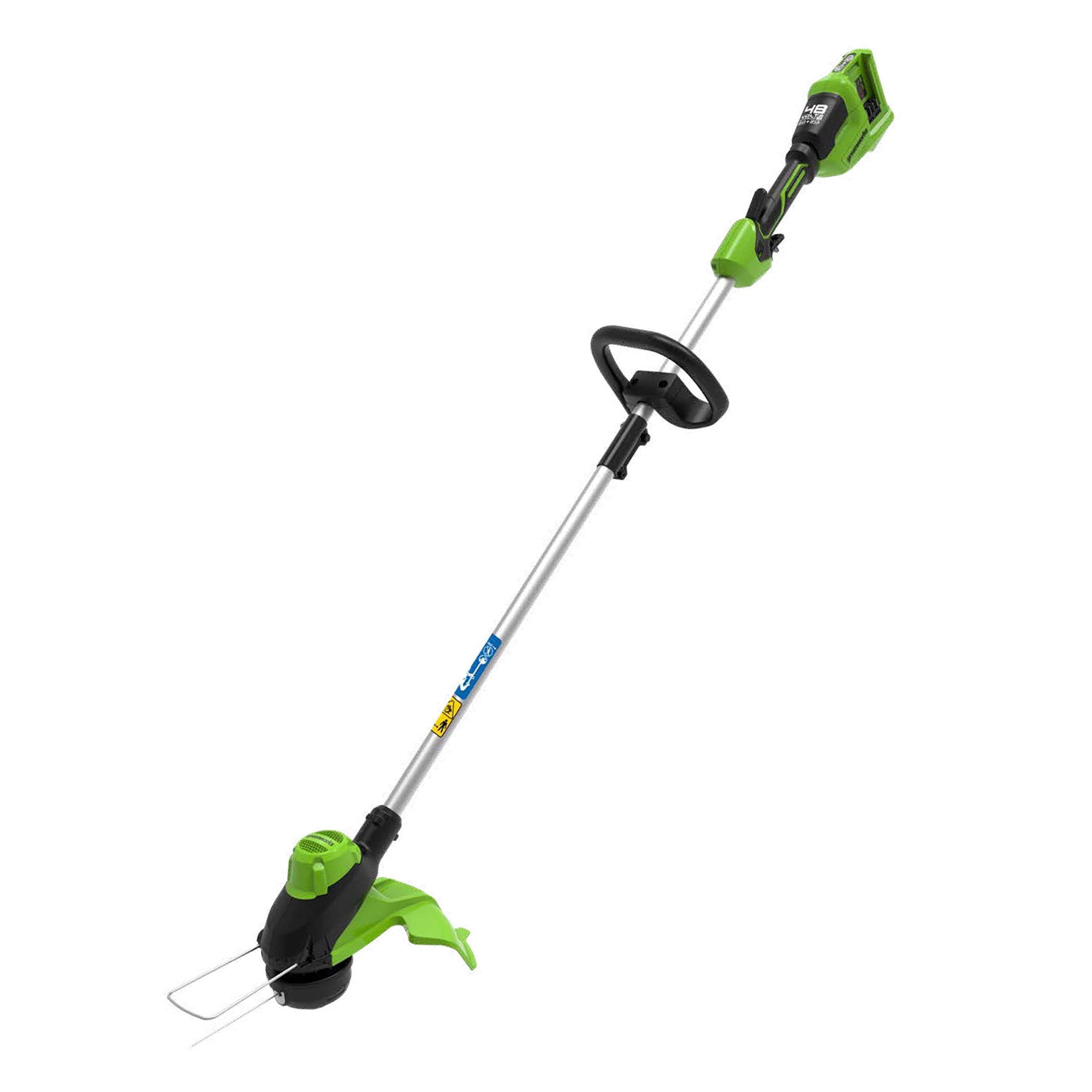 Greenworks Decespugliatore a batteria 24 V, diametro di taglio 33 cm, diametro filo 2 mm, Max 5600 TR/Min, velocità di taglio massima 5600 giri/min (batteria e caricabatterie non inclusi)