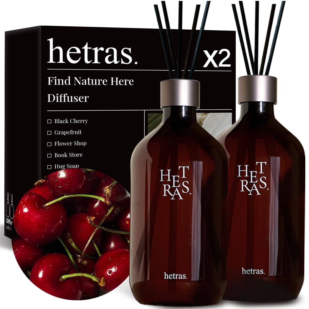 [hetras] Perfume Diffuser 500ml×5 大容量 韓国ディフューザー Amazon.com: hetras Premium Reed Diffuser Set 16.9 fl.oz. 2