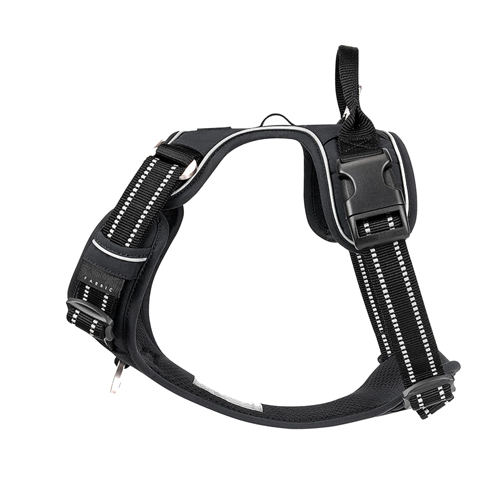 WINHYEPET Harnais pour Chien sans Traction, Gilet d'extérieur Ajustable, Harnais réfléchissant en Nylon Souple pour Chien, adapté aux Petites, Moyennes et Grandes Races TLH5654 | Harnais-gilet pour chien Truelove en nylon réfléchissant, avec poignée soupl
