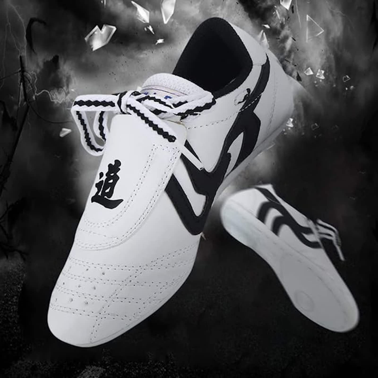 Zapatos de Taekwondo Transpirables Ligeros,Zapatillas de Entrenamiento de Artes Marciales para Hombres Mujeres Niños