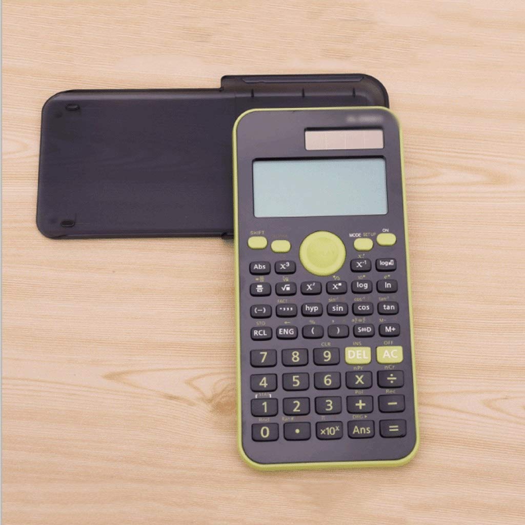 JFDBGU Scuola e casa Calcolatrice Combo Pack Include calcolatrice scientifica e Solar Powered Calculator Funzione Standard