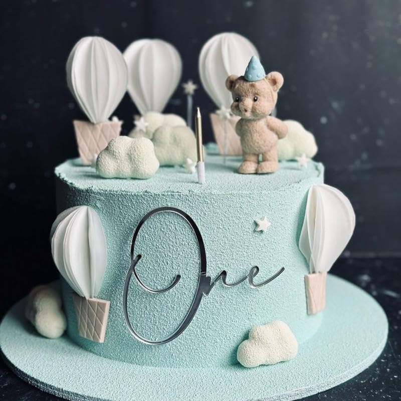 Amazon.com: 1PCS Acrylic Number One Cake Topper - One Sign 1st