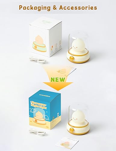 Miniatura 7 de Lámpara de noche sin llama tipo vela, adorable, luz LED, estilo lámpara de queroseno, con luz ámbar y llama de silicona, recargable, regulable para