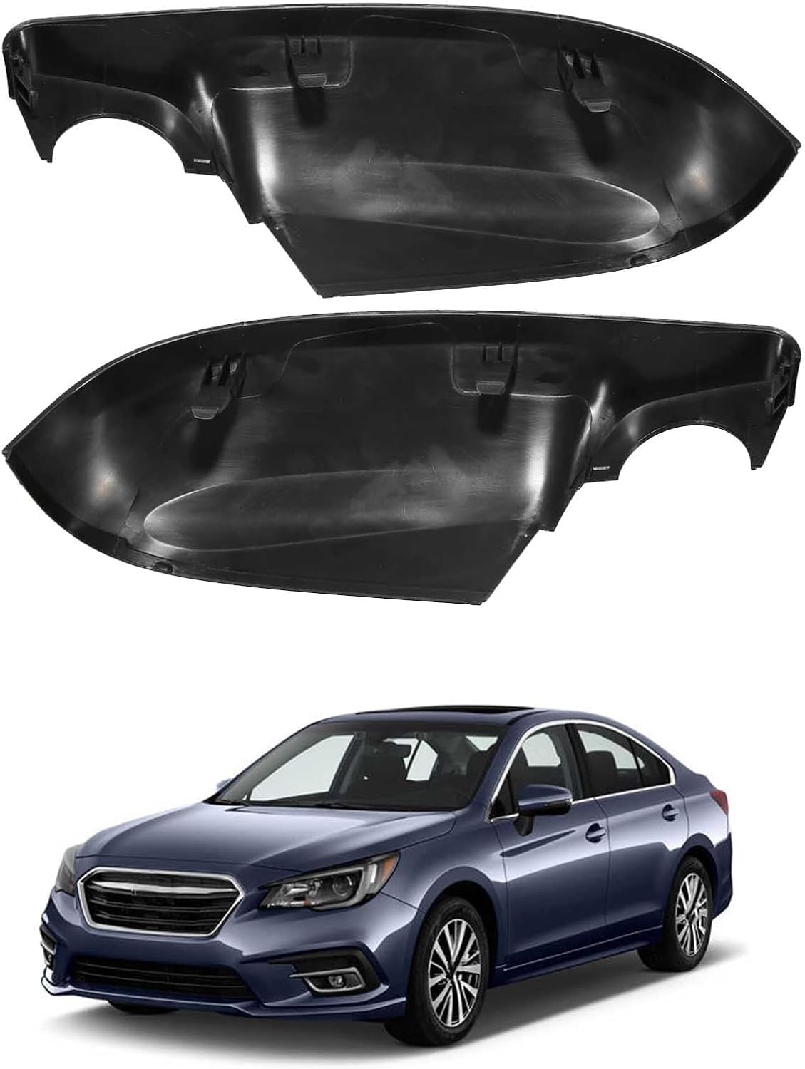 XJPGHA Wing Mirror Covers Caps for Subaru Legacy 2018-2019, Sturdy Durable Cover Housing Door Mirror Vehicle Accessory Rearview Side Covers