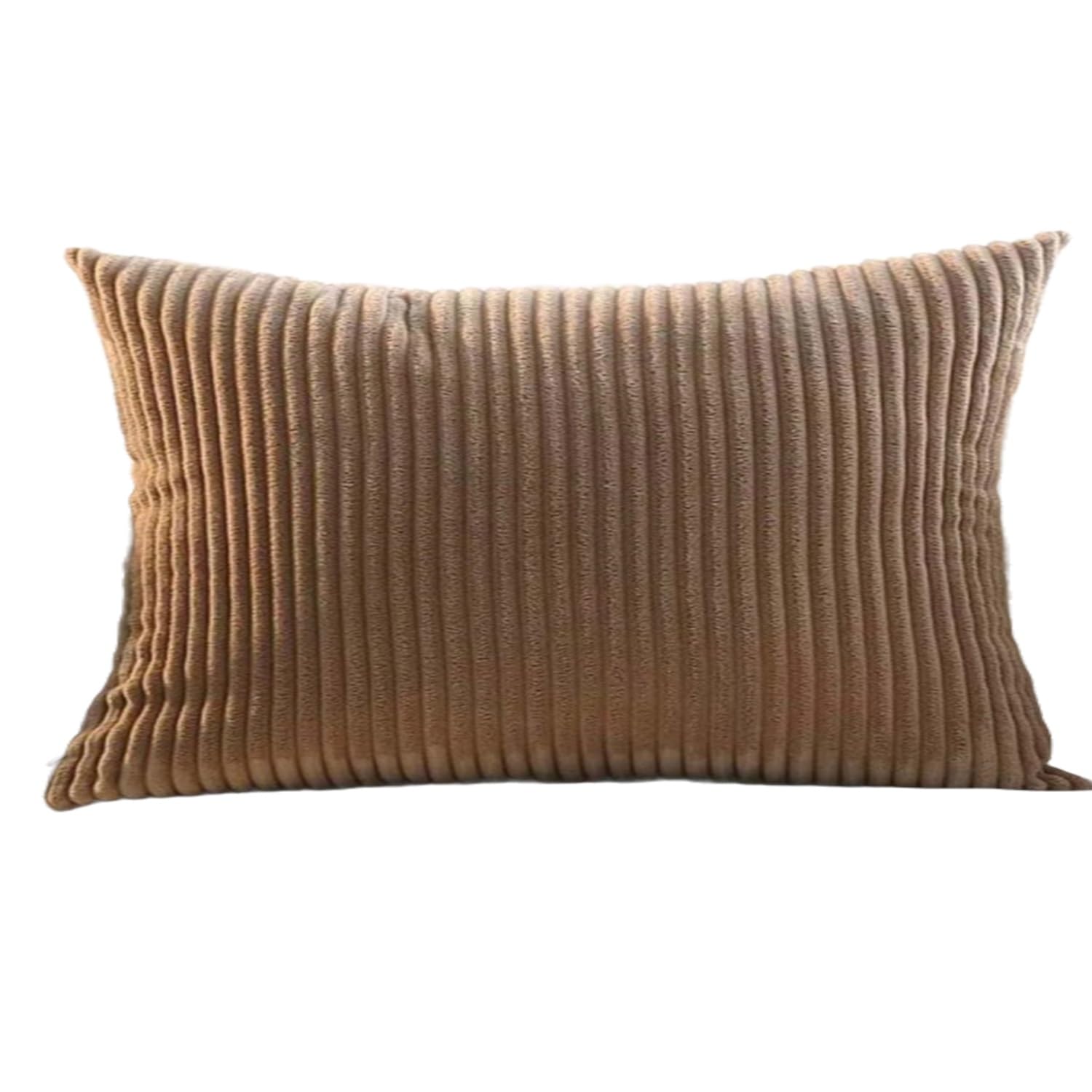 Miecoae Corduroy Soft Decorative Square Rectangle Throw Pillow Cover 60x60 50x70 80x80 cm Cushion Covers Pillowcase, Home Decorations for Sofa Couch Bed Chair(Q1,2pcs 50x70cm)