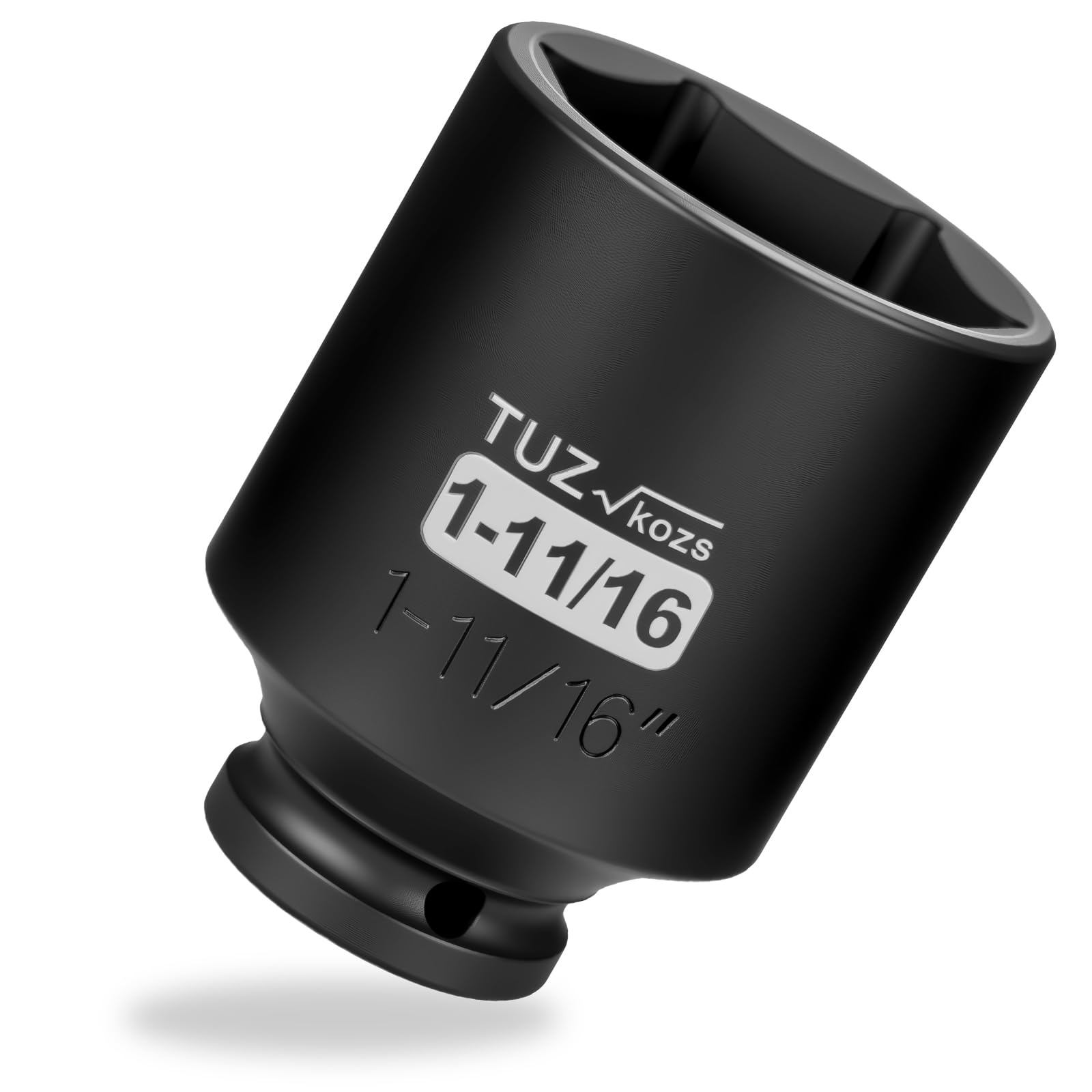 1/2 Inch Drive 1-11/16 Inch Deep SAE 6 Point CR-MO Impact Socket