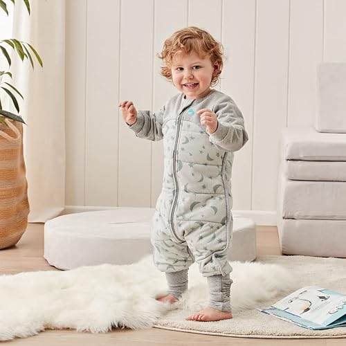 Miniatura 6 de Love to Dream Traje de dormir cálido para niños pequeños (3T), saco de dormir súper suave que regula la temperatura, manta cálida de 2.5TOG, color