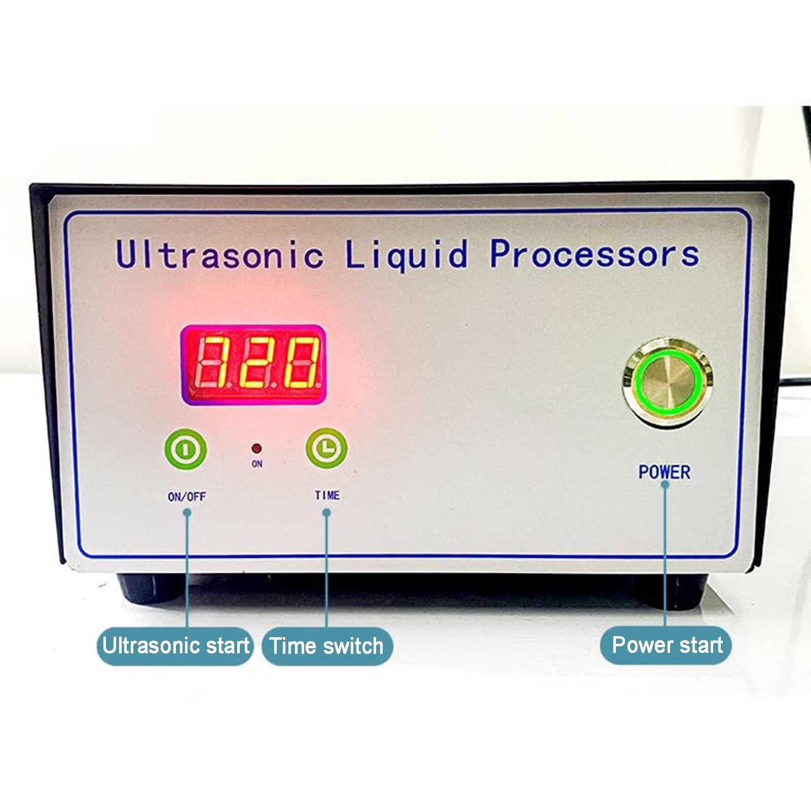 Ręczny homogenizator ultradźwiękowy, procesor sonikatora, sonda tytanowa 9 mm, pojemność 10-600 ml, laboratoryjny mikser zakłócający komórki do wydajnego emulgowania i mieszania