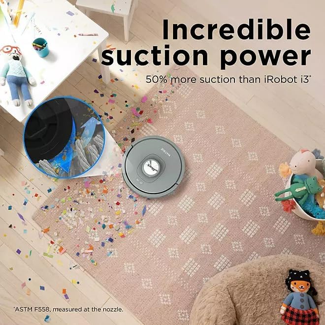 Shark Matrix Self-Emptying Robot Vacuum with 60 Day Dock, Precision Home Mapping, Wi-Fi Connected