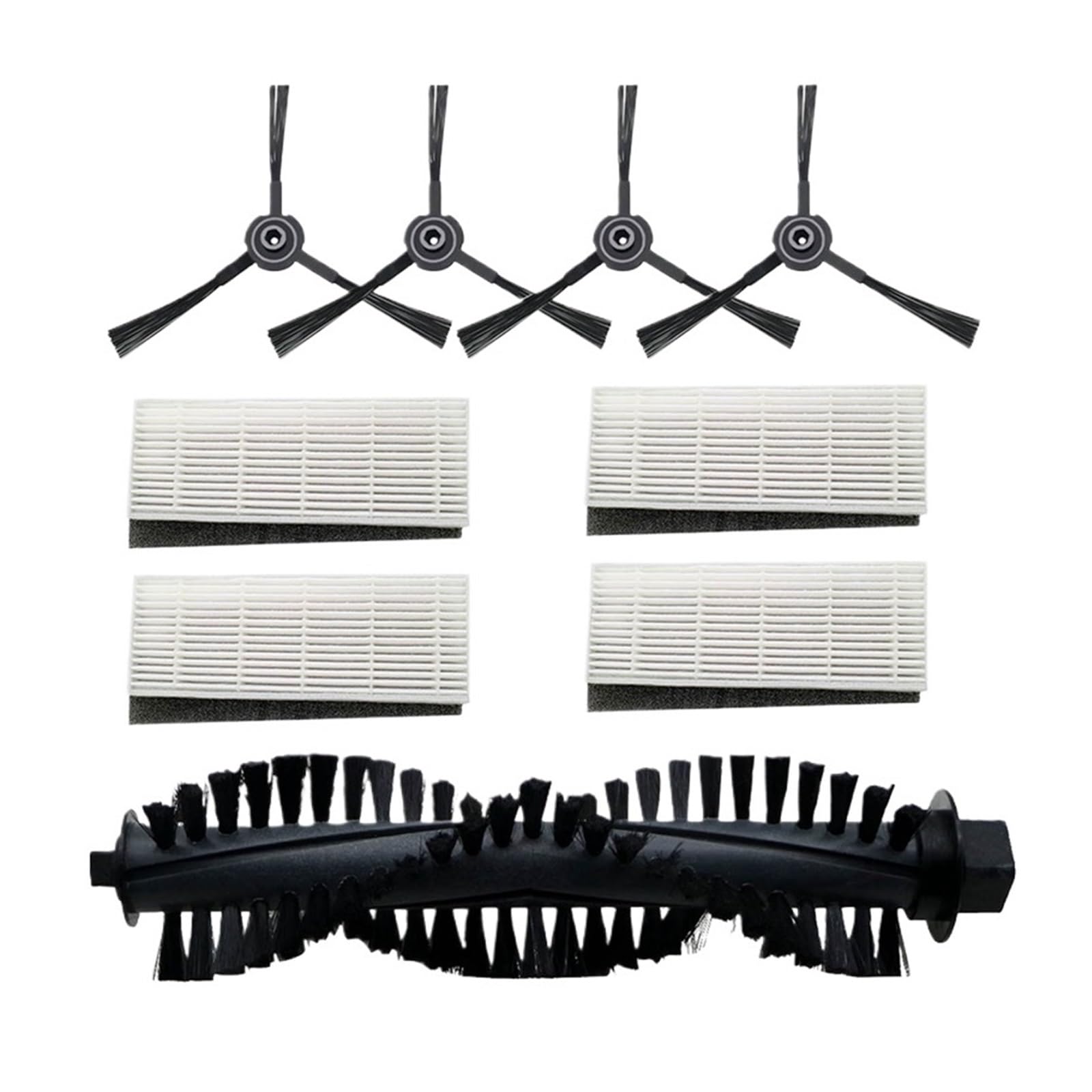 Filtre brosse latérale Ilife A4S et Polaris pour éliminer poussière et poils