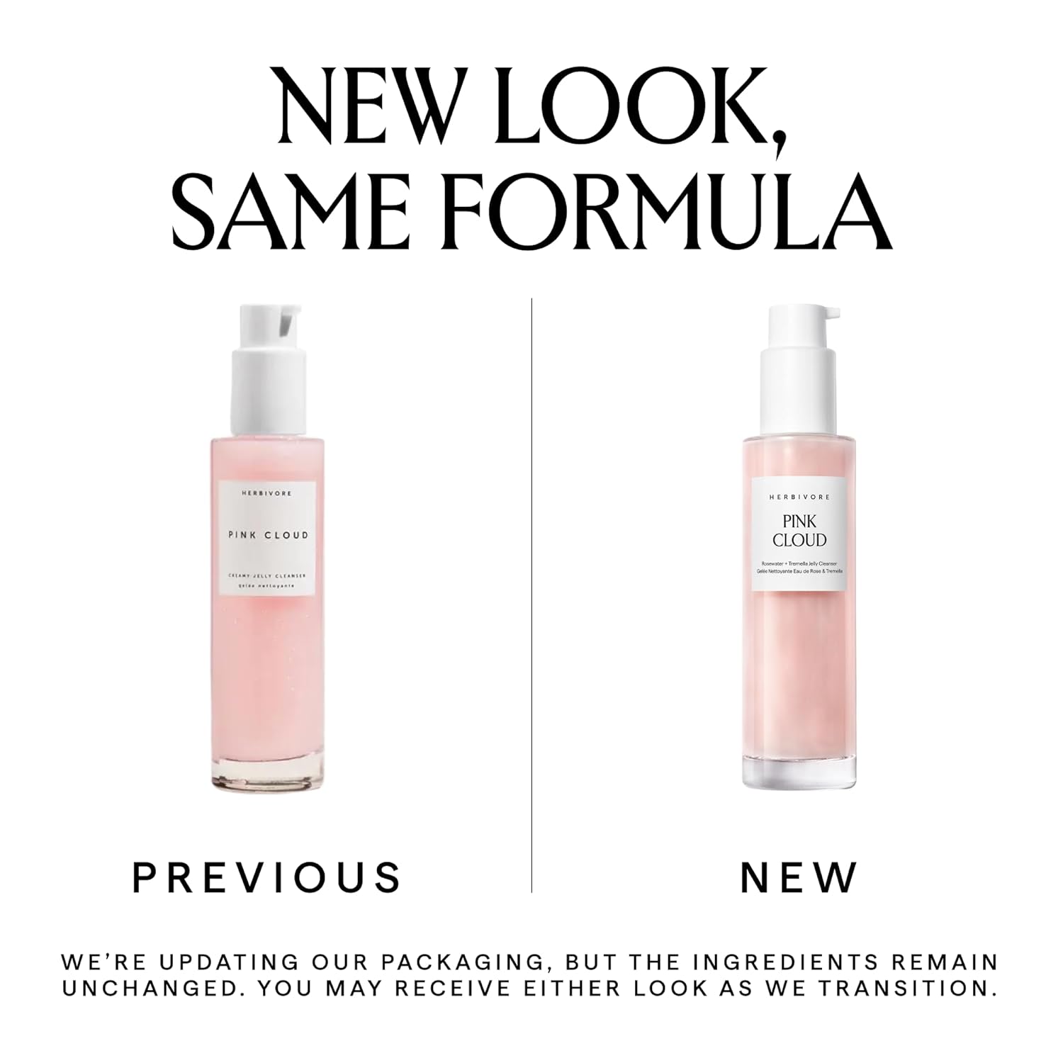 HERBIVORE Pink Cloud Creamy Jelly Cleanser | Hydrating Face Wash with Rosewater, Squalane + Tremella Mushroom, Gently Cleanses + Removes Makeup, Vegan, Plant-Based, Cruelty-Free 100 mL / 3.4 oz - Image 4