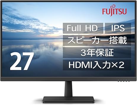 富士通 ディスプレイ 27インチFull HDモニター