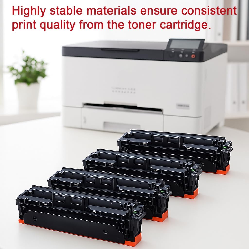 High-Yield 046 Toner Cartridges 4-Pack (BK/C/M/Y) - Youngti Compatible 046 Toner Replacement for Canon 046 Color Image Class MF731Cdw MF733cdw LBP654Cdw MF735Cdw Printer